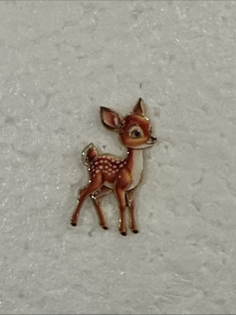 Cute Brown Fawn Enamel Pin for Kids Accessories